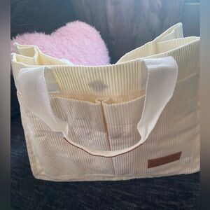 Corduroy tote bag